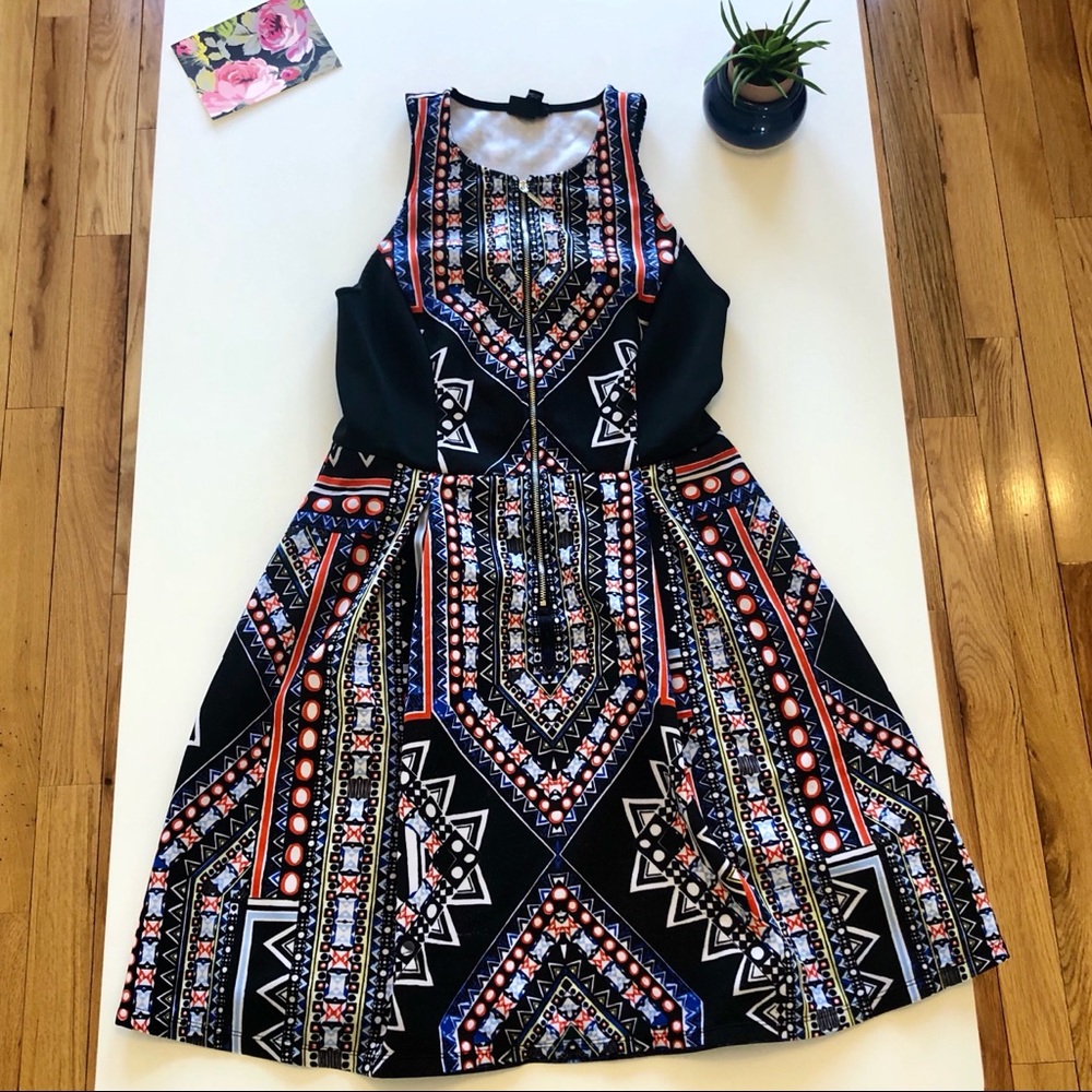 Tribal print dress